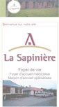 Mobile Screenshot of lasapiniere.net