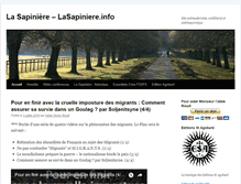 Tablet Screenshot of lasapiniere.info